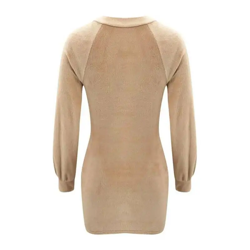 Women Sweater Dress Autumn Long Sleeve Slim Dresses Womens Solid Color Mid High Waist Dress Casual Vestidos Vestido Feminino
Women Sweater Dress Autumn Long Sleeve Slim Dresses Womens Solid Color Mid High Waist Dress Casual Vestidos Vestido Feminino