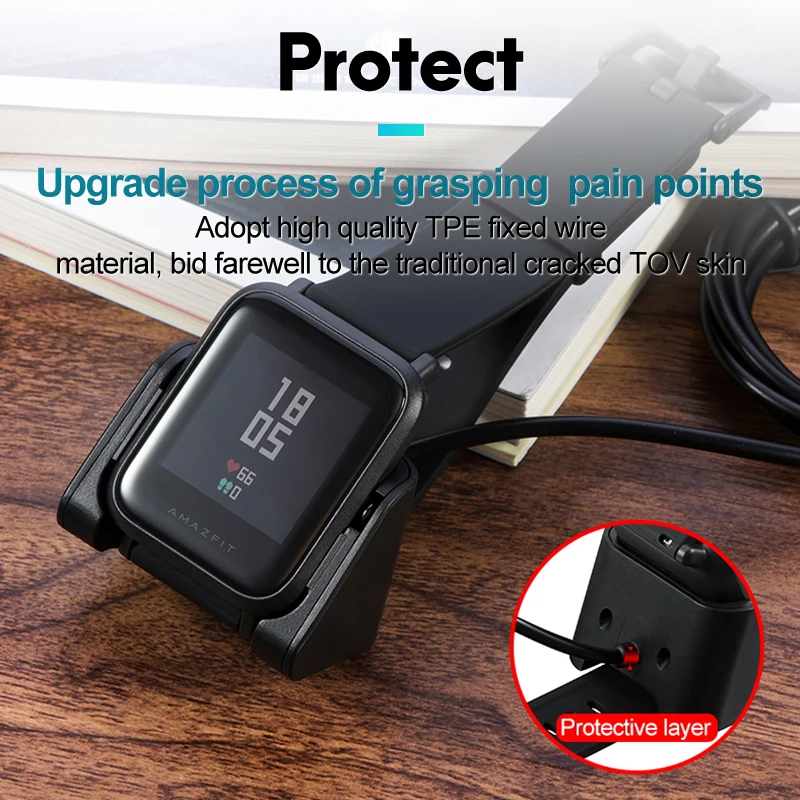 iONCT USB Charging Cable for Xiaomi Amazfit Bip Charger Adapter Accessories Amazfit GTS/GTR/Strato/Pace/Verge Cable Charge
iONCT USB Charging Cable for Xiaomi Amazfit Bip Charger Adapter Accessories Amazfit GTS/GTR/Strato/Pace/Verge Cable Charge