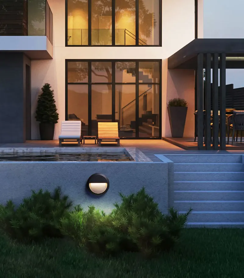 Modern LED Stair Step Lights Outdoor Lighting Recessed fence wall Lamp garden wall light waterproof aluminum round 8W 100-240V
Modern LED Stair Step Lights Outdoor Lighting Recessed fence wall Lamp garden wall light waterproof aluminum round 8W 100-240V