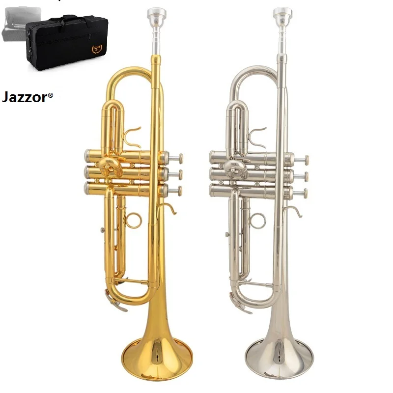 Jazzor Trumpet bB key pipe musical instrument Wind instrument brass instrument Pipe musical
Jazzor Trumpet bB key pipe musical instrument Wind instrument brass instrument Pipe musical