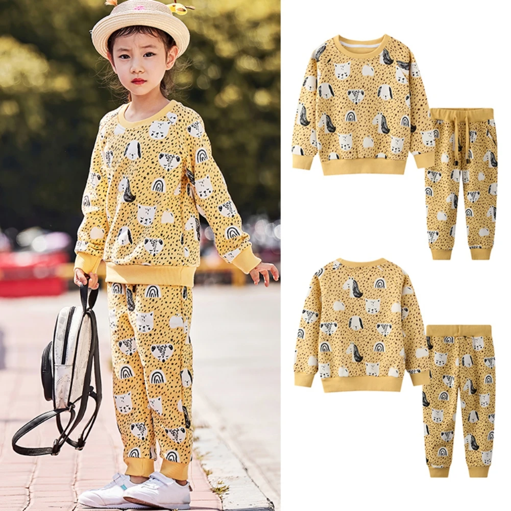 Bobora Fall Winter Toddler Boys Tracksuit Long Sleeve Puppy Graffiti Sweatshirt Trousers Jogger Sportswear Outfits 2-8T
Bobora Fall Winter Toddler Boys Tracksuit Long Sleeve Puppy Graffiti Sweatshirt Trousers Jogger Sportswear Outfits 2-8T