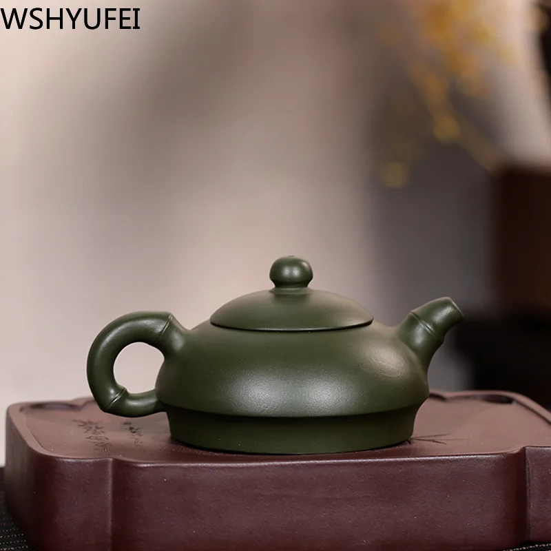 Yixing tea pot purple clay teapot Famous Handmade Green Mud Tea set Chinese Exquisite Kettle Customized Gifts 240ml
Yixing tea pot purple clay teapot Famous Handmade Green Mud Tea set Chinese Exquisite Kettle Customized Gifts 240ml