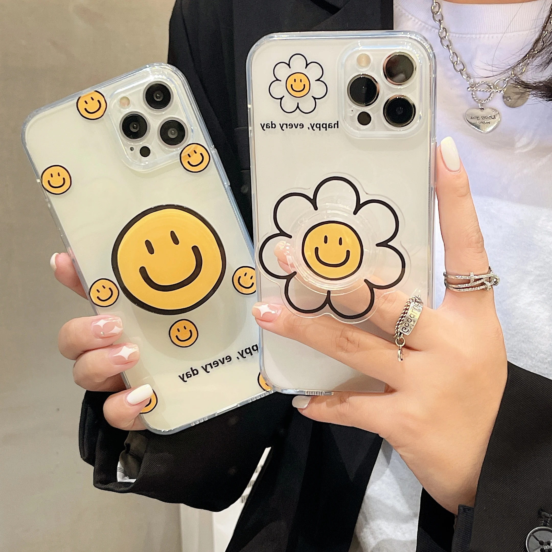 Cute Sun Flower Stand Holder Lovely Clear Phone Case For iphone 11 12 13 Pro XR XS Max X Mini 7 8 Plus Soft TPU Back Cover Case 
Cute Sun Flower Stand Holder Lovely Clear Phone Case For iphone 11 12 13 Pro XR XS Max X Mini 7 8 Plus Soft TPU Back Cover Case