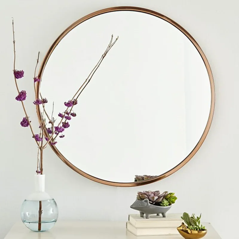 80cm Iron Art Mirror Wall Hanging Makeup Mirror Photographic Dressing Round Metal Ornamental Mirror for Home Wall Dorm Door
80cm Iron Art Mirror Wall Hanging Makeup Mirror Photographic Dressing Round Metal Ornamental Mirror for Home Wall Dorm Door