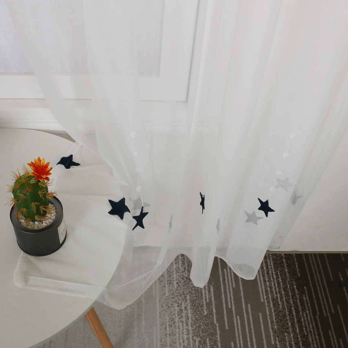 Big Star Embroidered Gauze Children's Room Bedroom Curtain Simple Light-shield Curtain Modern Home Decor
Big Star Embroidered Gauze Children's Room Bedroom Curtain Simple Light-shield Curtain Modern Home Decor