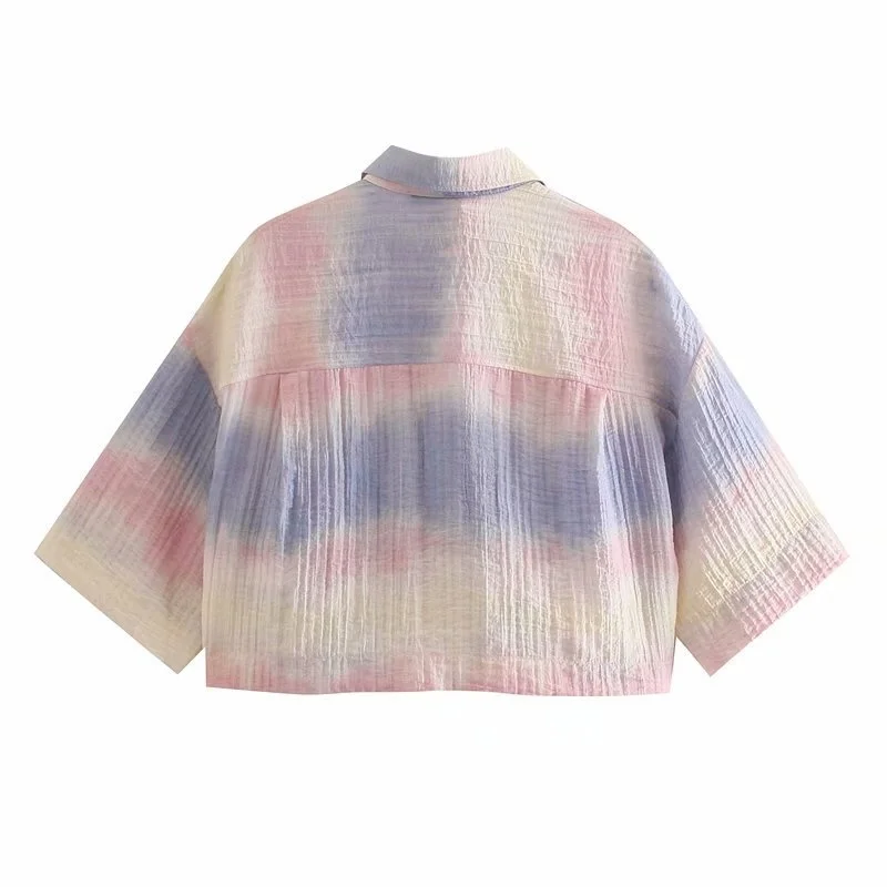 Tie-dye Vertical Drop Shirt Vintage Plus Size Women 2021 Blouse Shirt
Tie-dye Vertical Drop Shirt Vintage Plus Size Women 2021 Blouse Shirt