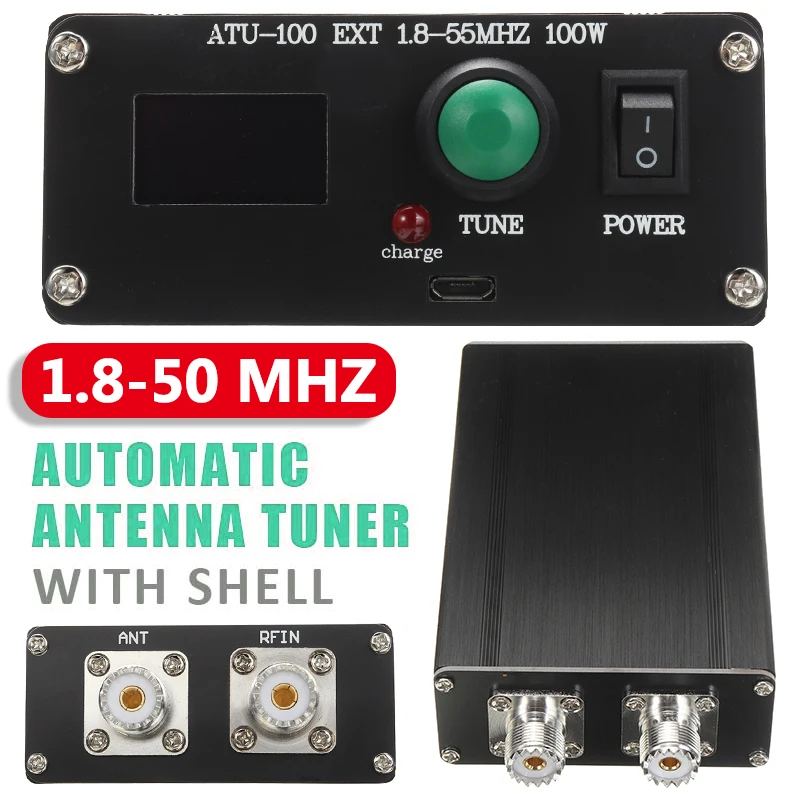 1 шт. автоматический антенный тюнер 100 Вт 1,8-50 МГц W/0,96 "OLED ATU100 Собранный w/Shell коммуникационное оборудование
1 шт. автоматический антенный тюнер 100 Вт 1,8-50 МГц W/0,96 "OLED ATU100 Собранный w/Shell коммуникационное оборудование