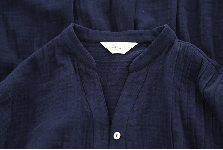 Casual Fall Autumn women's Dress cotton linen solid long sleeves Pleated Female self-cultivation plus-size 3XL V-neck Beach Robe
Casual Fall Autumn women's Dress cotton linen solid long sleeves Pleated Female self-cultivation plus-size 3XL V-neck Beach Robe