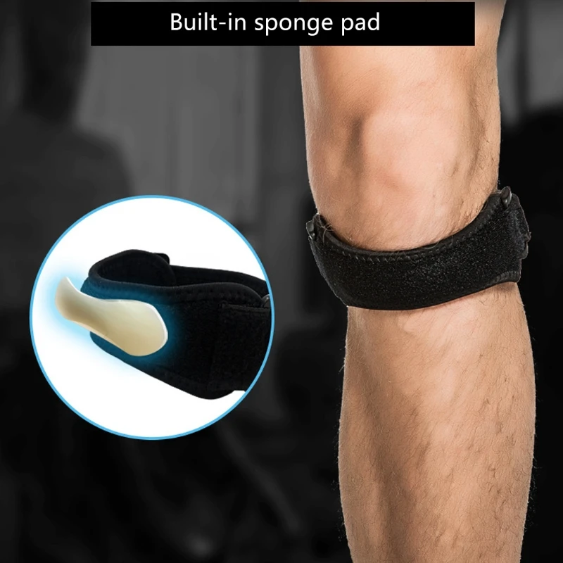 Adjustable Knee Strap Guard Pad Belted Patella Tendon Sports Brace Support Kneepad Wrap for Hiking Basketball
Adjustable Knee Strap Guard Pad Belted Patella Tendon Sports Brace Support Kneepad Wrap for Hiking Basketball