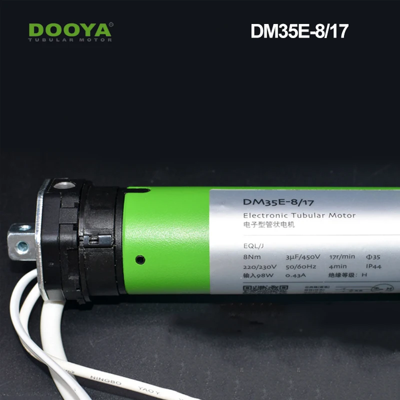 Dooya умный дом, диаметр 35 мм, электронный трубчатый двигатель для электрических роликовых жалюзи 485, мотор согласия DM35E
Dooya умный дом, диаметр 35 мм, электронный трубчатый двигатель для электрических роликовых жалюзи 485, мотор согласия DM35E