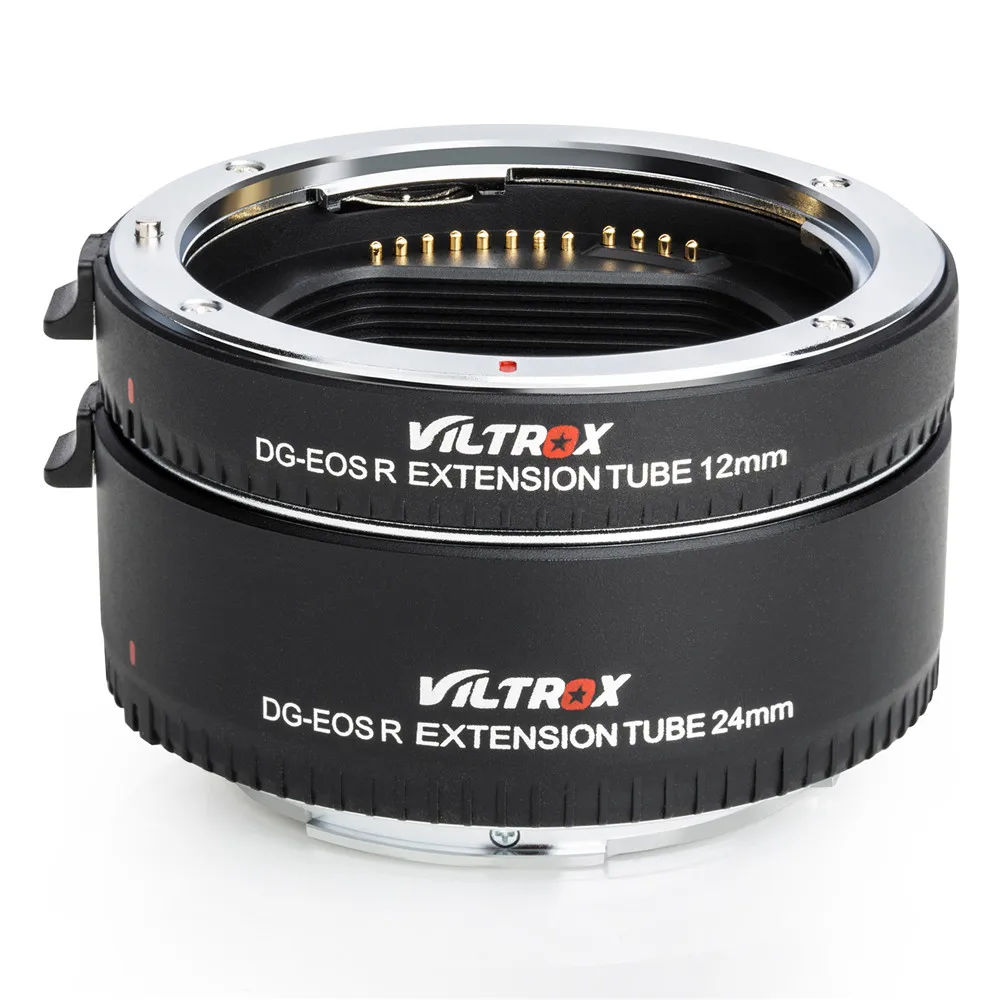 

Viltrox DG-EOS R Auto Focus Macro Extension Tube Lens Adapter 12mm+24mm Full frame for Canon EOS R Mount Lens Camera R RP R5 R6