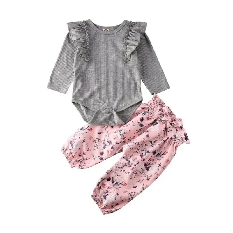 Goocheer Newborn Infant Girls clothes for baby Autumn Ruched Romper Jumpsuit+Floral Print Pants Outfits Sets
Goocheer Newborn Infant Girls clothes for baby Autumn Ruched Romper Jumpsuit+Floral Print Pants Outfits Sets