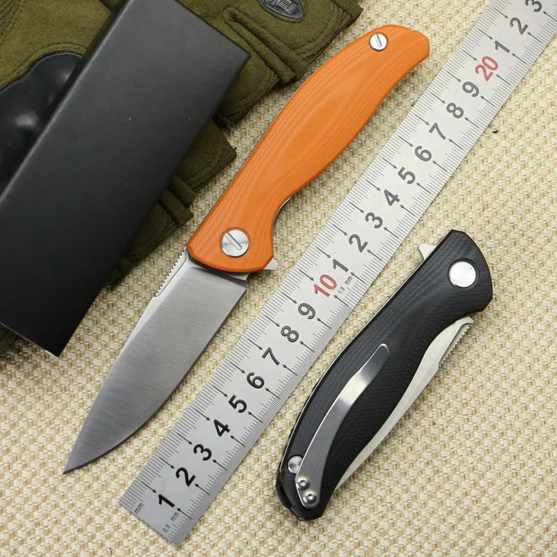 DICORIA MINI F3 Folding knife D2 steel blade G10 handle with a knife outdoor riding EDC camping tool kitchen with fruit knife
DICORIA MINI F3 Folding knife D2 steel blade G10 handle with a knife outdoor riding EDC camping tool kitchen with fruit knife