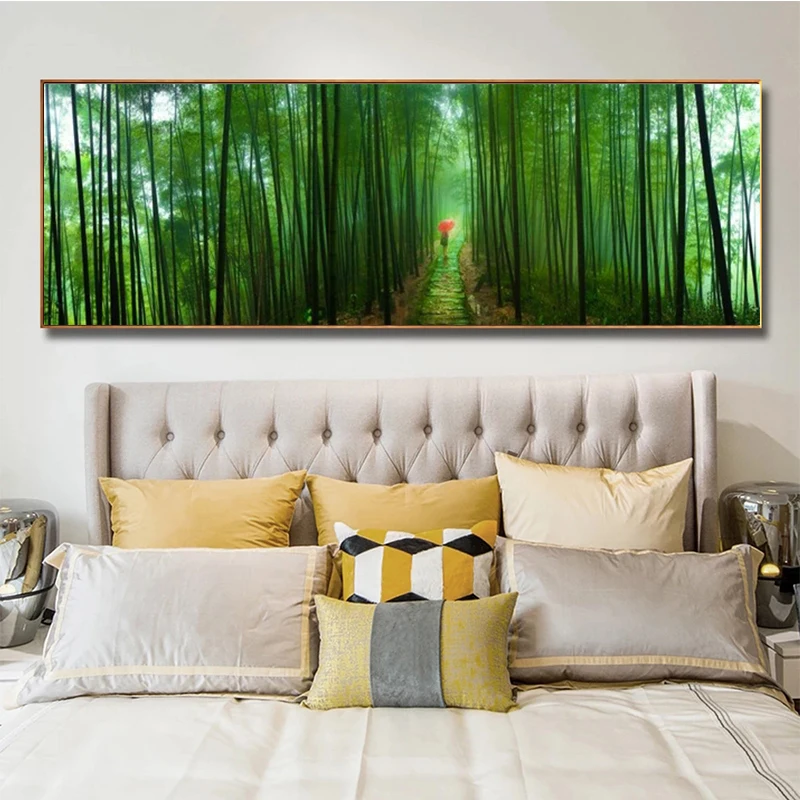 Modern landscape canvas painting girl in the bamboo forest art poster and prints wall print canvas living room home decoration
Modern landscape canvas painting girl in the bamboo forest art poster and prints wall print canvas living room home decoration