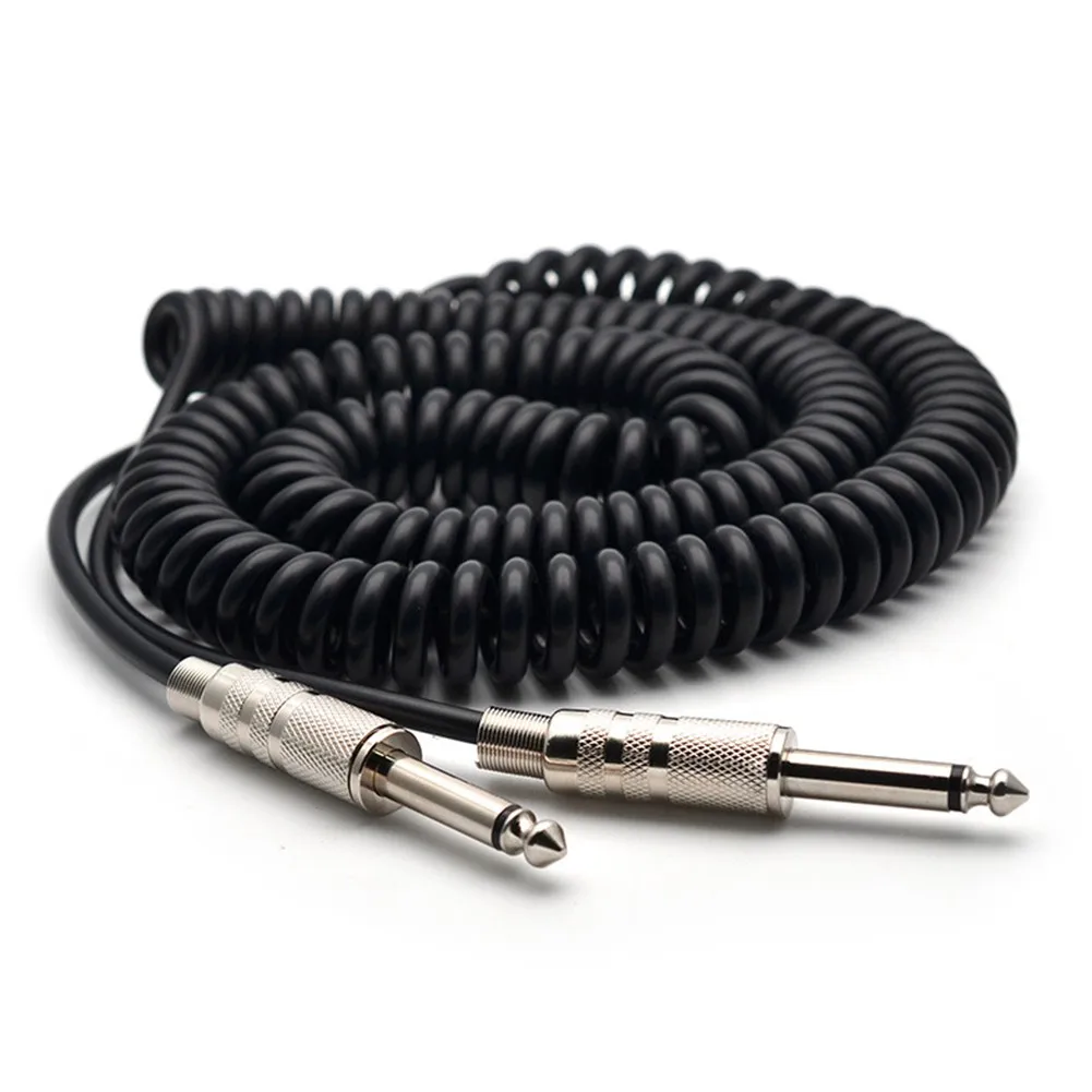 5m&16ft Electric Guitar Spring Cable 6.35mm To 6.5mm MaleTo Male Spring Audio Cable Guitar Bass Audio Cable Electric Piano Black
5m&16ft Electric Guitar Spring Cable 6.35mm To 6.5mm MaleTo Male Spring Audio Cable Guitar Bass Audio Cable Electric Piano Black