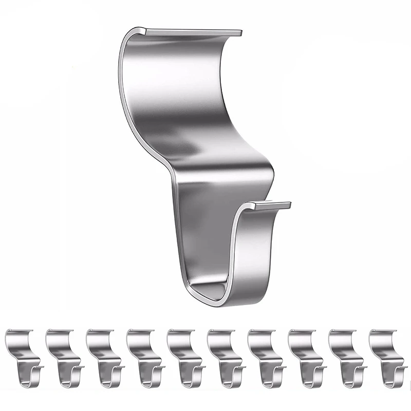 10Pcs Stainless Steel Hooks Self Adhesive Door Wall Hangers Hook For Home Kitchen Storage Organization Suction Heavy Load Hooks
10Pcs Stainless Steel Hooks Self Adhesive Door Wall Hangers Hook For Home Kitchen Storage Organization Suction Heavy Load Hooks