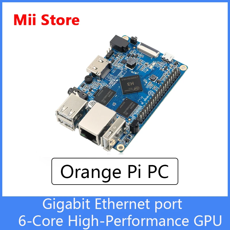 Clearance Orange Pi PC Single Board Computer, 1GB H3 Quad-Core Support Android, Ubuntu,Debian Open source learning board 2021
Clearance Orange Pi PC Single Board Computer, 1GB H3 Quad-Core Support Android, Ubuntu,Debian Open source learning board 2021
