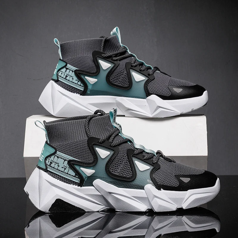 Autumn Fashion Green High Sock Shoes Men Casual High Top Sock Sneakers Men‘s Hiphop Slip on Shoes Loafers New Zapatillas Hombre
Autumn Fashion Green High Sock Shoes Men Casual High Top Sock Sneakers Men‘s Hiphop Slip on Shoes Loafers New Zapatillas Hombre