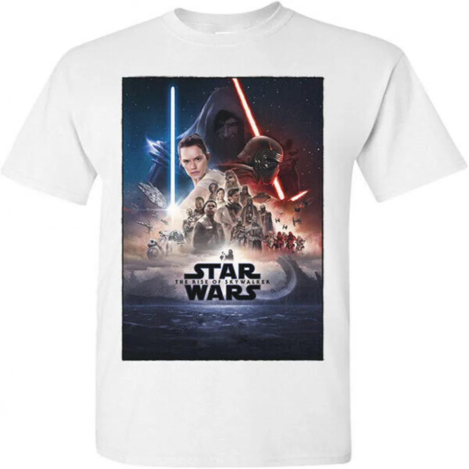Звездные войны s m ovie Daisy Ridley плакат Скайуокер белая футболка Размер L XL 2XL Новейшая