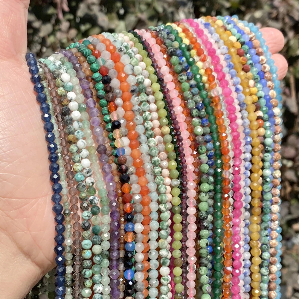2 3 4mm Natural Faceted Colorful Tourmaline Stone Beads Agates Crystal Amethyst Beads for Jewelry Making DIY Bracelet Necklace
2 3 4mm Natural Faceted Colorful Tourmaline Stone Beads Agates Crystal Amethyst Beads for Jewelry Making DIY Bracelet Necklace
