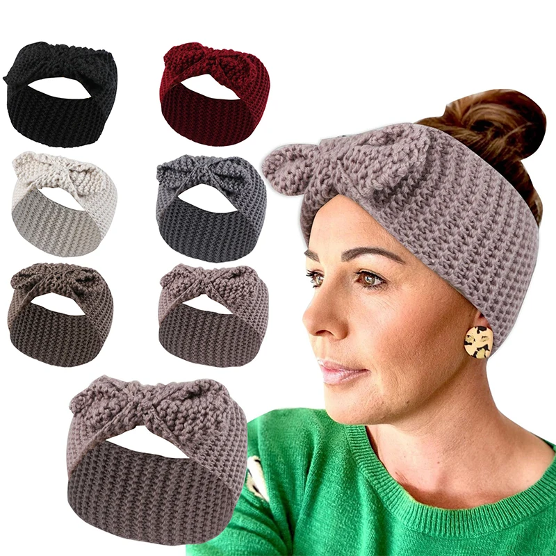New Fine Solid Winter Headbands for Women Girl Bowknot Woolen Handwork Knitting Warm Headband Europe Headwear Hair Accessories
New Fine Solid Winter Headbands for Women Girl Bowknot Woolen Handwork Knitting Warm Headband Europe Headwear Hair Accessories