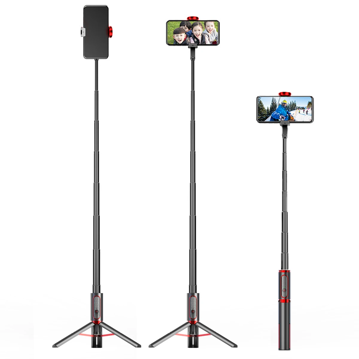 Wireless BT Selfie Stick Tripod Mini Extendable Aluminum Selfie Stick with Wireless Remote Control for Smartphone
Wireless BT Selfie Stick Tripod Mini Extendable Aluminum Selfie Stick with Wireless Remote Control for Smartphone