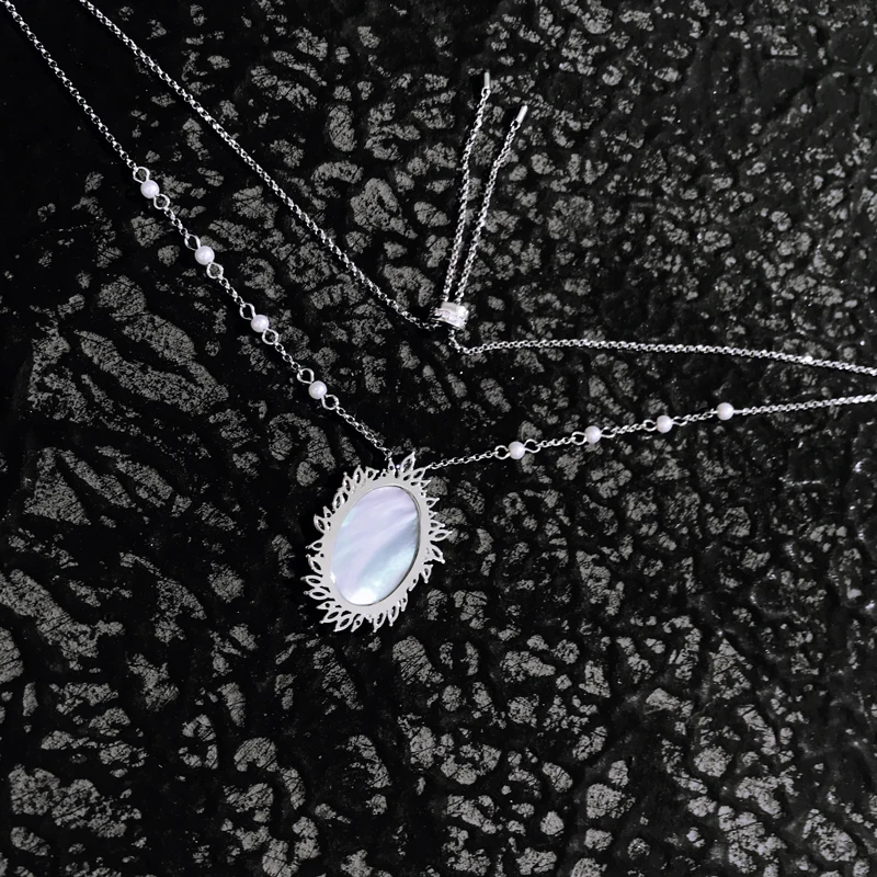 New S925 Sterling Silver Women's Adjustable Necklace Shiny Holiday Mirror Original Design Jewelry Necklace Birthday Gift
New S925 Sterling Silver Women's Adjustable Necklace Shiny Holiday Mirror Original Design Jewelry Necklace Birthday Gift