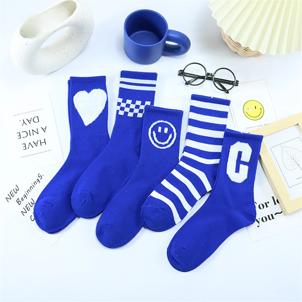 Ladies Klein Blue Socks Autumn And Winter New Korean Style Tube Socks Cotton Net Red Sports Blue Women's Stockings
Ladies Klein Blue Socks Autumn And Winter New Korean Style Tube Socks Cotton Net Red Sports Blue Women's Stockings
