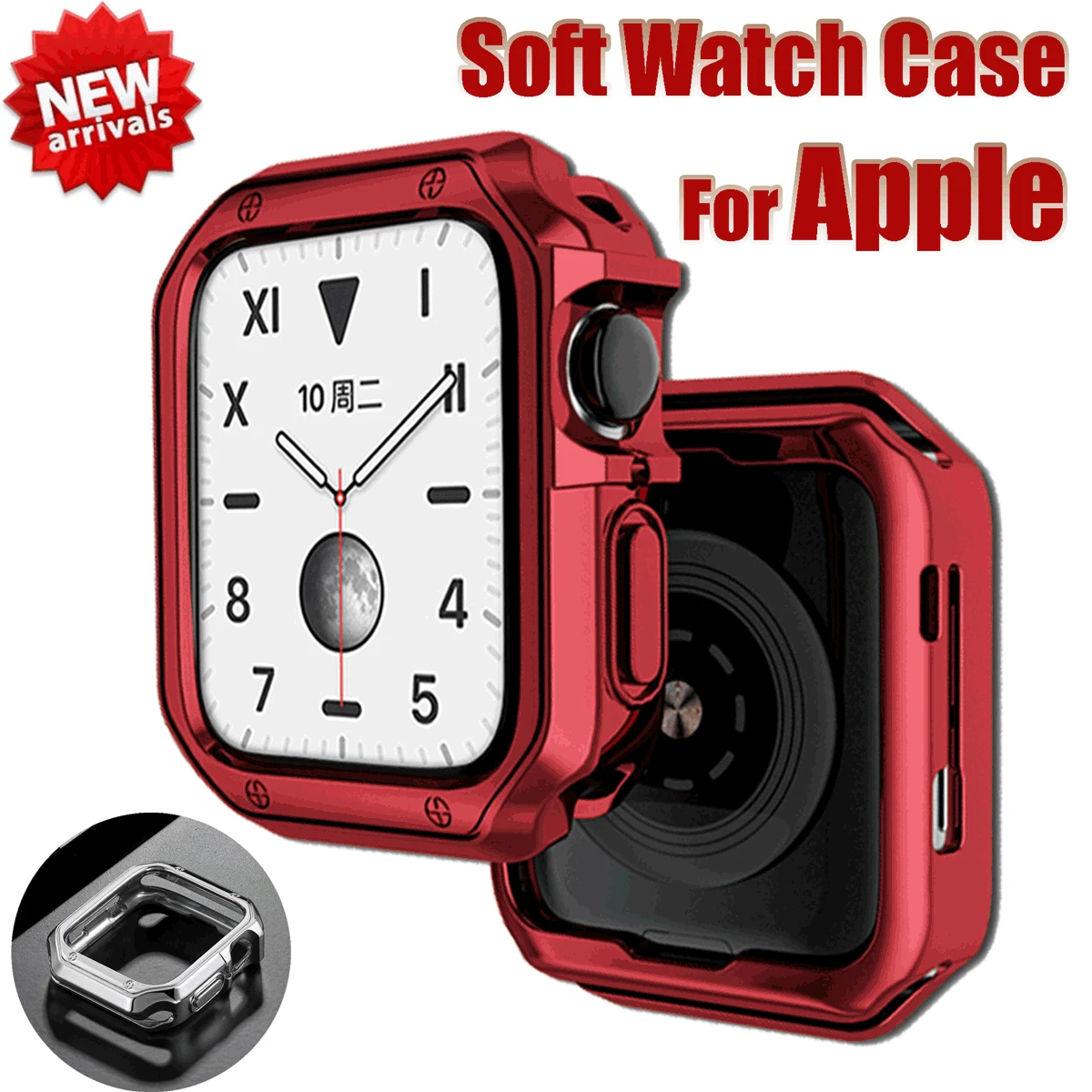 Чехол из ТПУ для часов Apple Watch 6 5 4 SE 3 2 1 44 мм 40 мм, Мягкий защитный чехол с покрытием для Iwatch 42 мм 38 мм, аксессуары
Чехол из ТПУ для часов Apple Watch 6 5 4 SE 3 2 1 44 мм 40 мм, Мягкий защитный чехол с покрытием для Iwatch 42 мм 38 мм, аксессуары