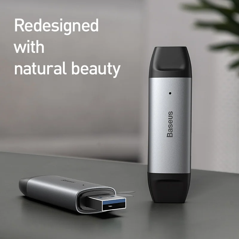 Baseus USB Card Reader SD TF Card USB 3.0 Cardreader Smart Memory USB Type C Card Readers Adapter for Coputer Laptop Acessories
Baseus USB Card Reader SD TF Card USB 3.0 Cardreader Smart Memory USB Type C Card Readers Adapter for Coputer Laptop Acessories