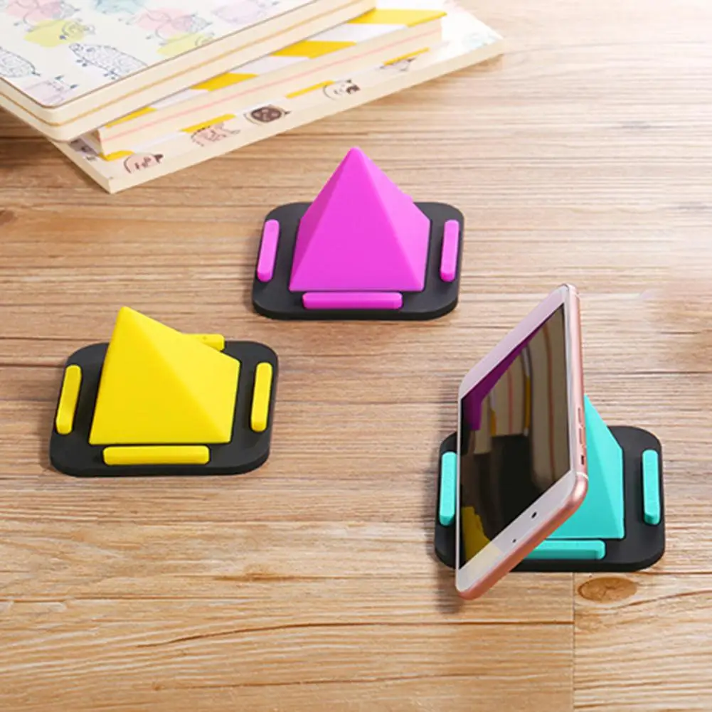 Portable Phone Holder Pyramid Shape Non-Slip Silicone Smartphone Desk Stand Adjustable Viewing Angles Phone Bracket for Home
Portable Phone Holder Pyramid Shape Non-Slip Silicone Smartphone Desk Stand Adjustable Viewing Angles Phone Bracket for Home