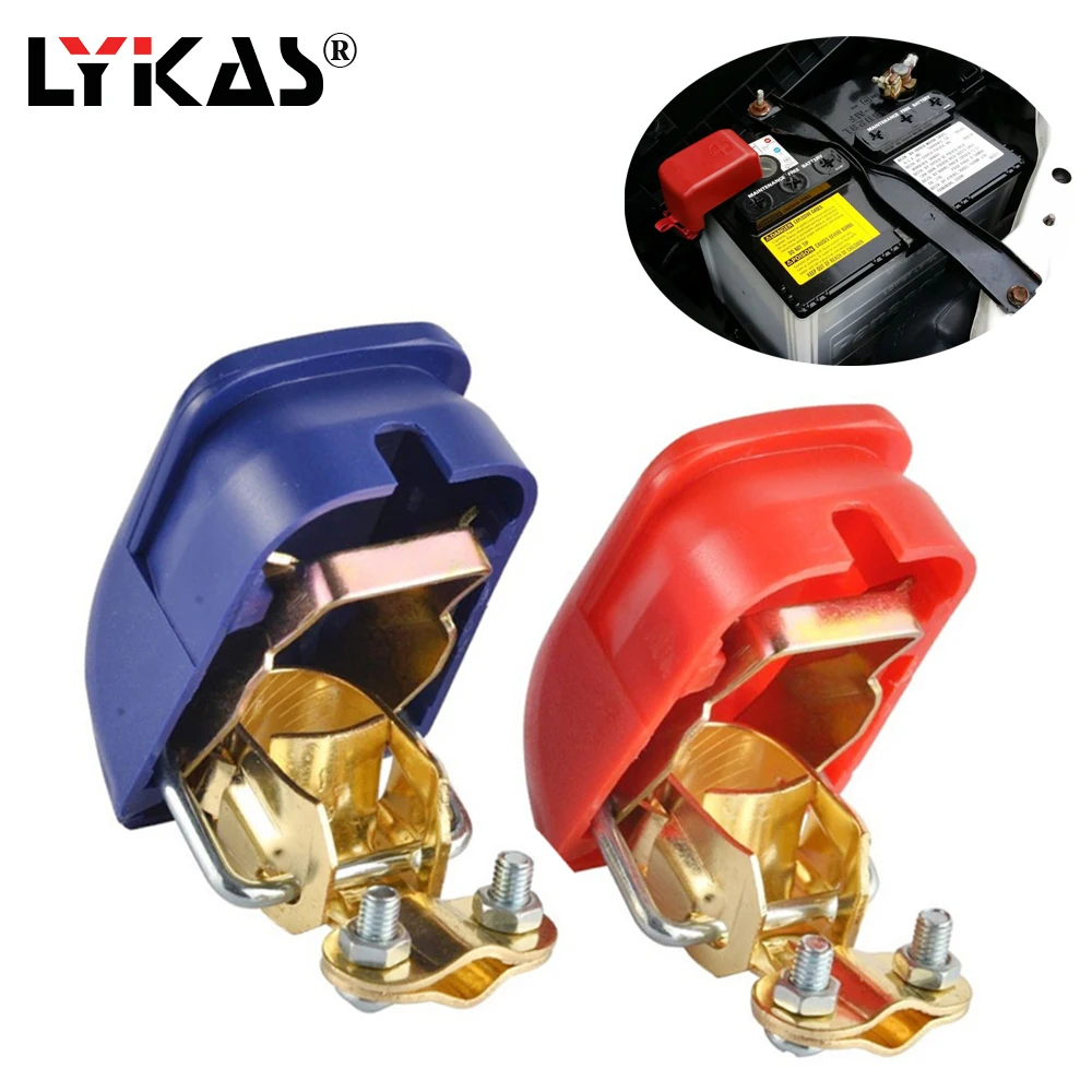 LYKAS 2PCS Car Battery Terminals Connector Universal Quick Release Battery Clamps Lift Off Positive Negative 12V
LYKAS 2PCS Car Battery Terminals Connector Universal Quick Release Battery Clamps Lift Off Positive Negative 12V