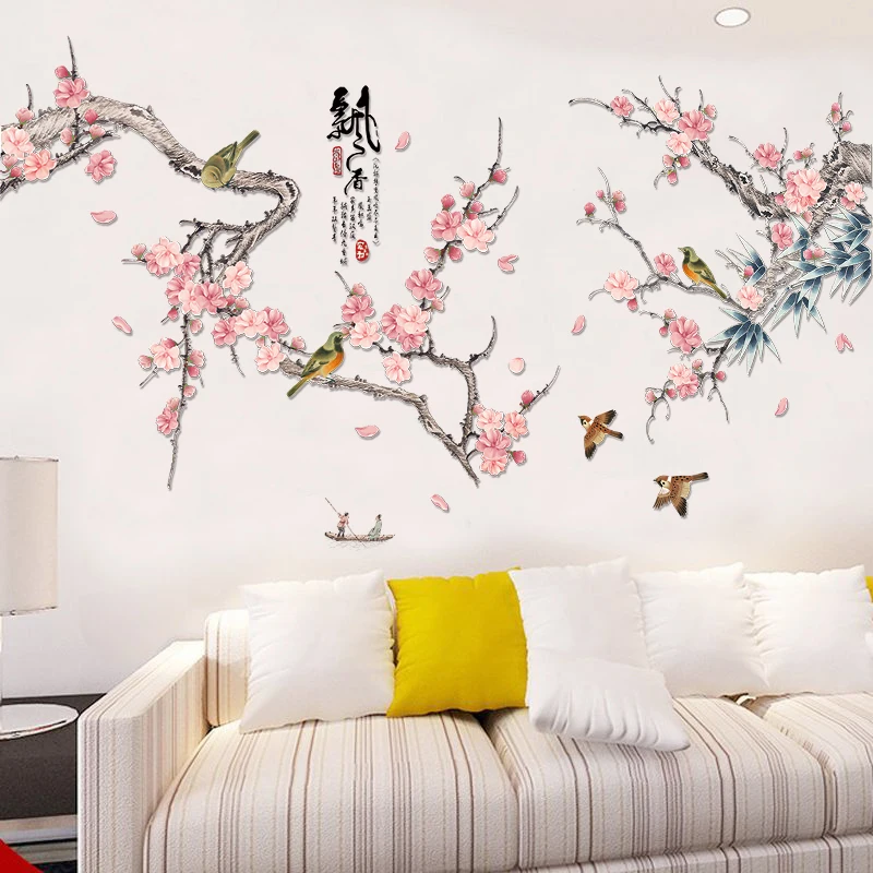 2022 New Chinese Style Flowers Wall Stickers Teenager Living Room Bedroom TV Wall Decoration Vintage Poster Wallstickers
2022 New Chinese Style Flowers Wall Stickers Teenager Living Room Bedroom TV Wall Decoration Vintage Poster Wallstickers
