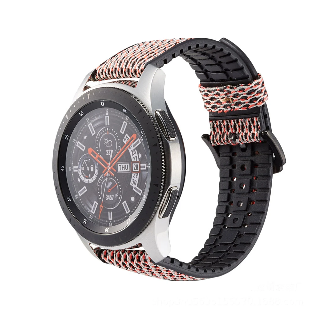 Watch Band Thick Strap Made Of Woven Nylon With Sweatproof Black Silicone inner Strap Replacement Wristband Adjustable Belt 22mm
Watch Band Thick Strap Made Of Woven Nylon With Sweatproof Black Silicone inner Strap Replacement Wristband Adjustable Belt 22mm