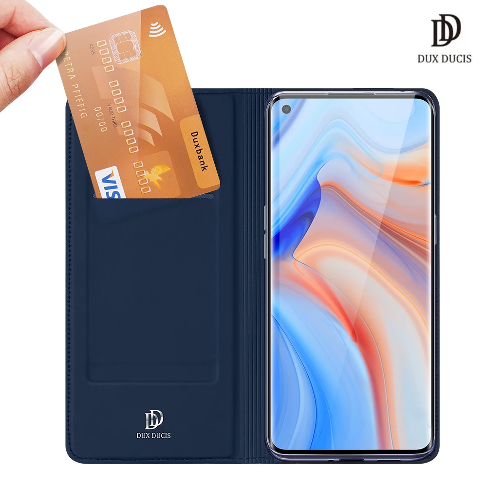 For OPPO Reno 4 5G DUX DUCIS Skin Pro Series Leather Wallet Flip Case Full Protection Steady Stand Magnetic Closure
For OPPO Reno 4 5G DUX DUCIS Skin Pro Series Leather Wallet Flip Case Full Protection Steady Stand Magnetic Closure