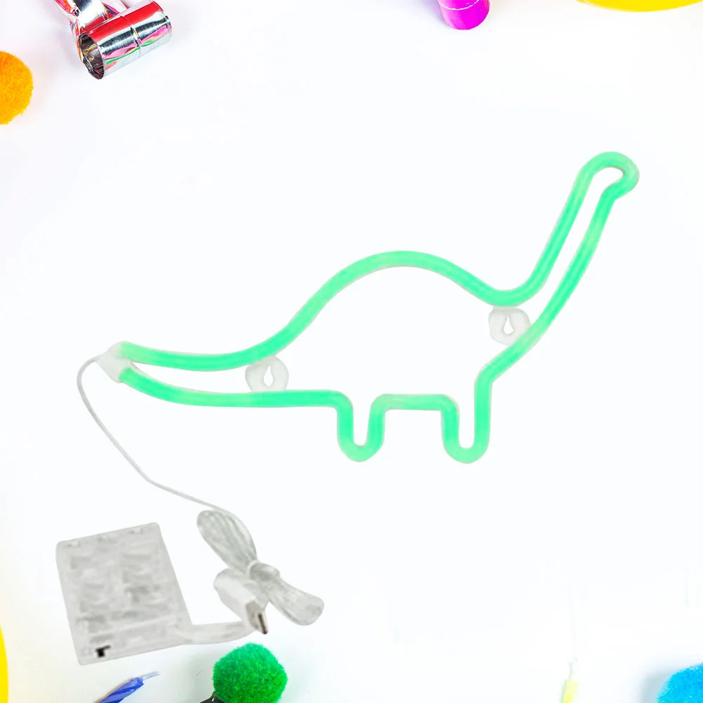 Shape Design Neon Sign Light Room Wall Decorations Home LED Night Light Home Ornament(GJ-Dinosaur Green,without 
Shape Design Neon Sign Light Room Wall Decorations Home LED Night Light Home Ornament(GJ-Dinosaur Green,without