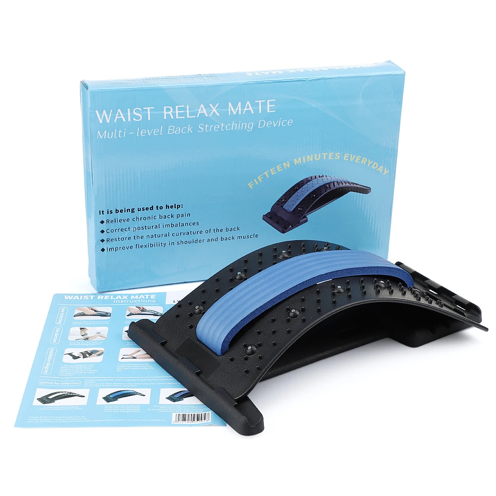 4 Level Back Massager Stretcher Equipment Massage Tool Massageador Magic Stretch Fitness Lumbar For Relaxation Spine Pain Relief
4 Level Back Massager Stretcher Equipment Massage Tool Massageador Magic Stretch Fitness Lumbar For Relaxation Spine Pain Relief