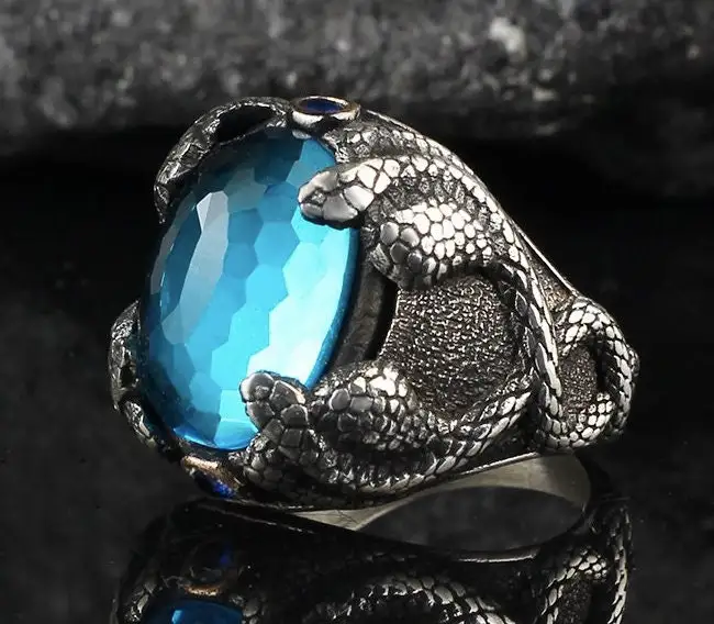 Silver 925k Mens Ring,Handmade Mens Ring,Natural Topaz Stone,Snake Pattern, jewelry Gift For Mens
Silver 925k Mens Ring,Handmade Mens Ring,Natural Topaz Stone,Snake Pattern, jewelry Gift For Mens