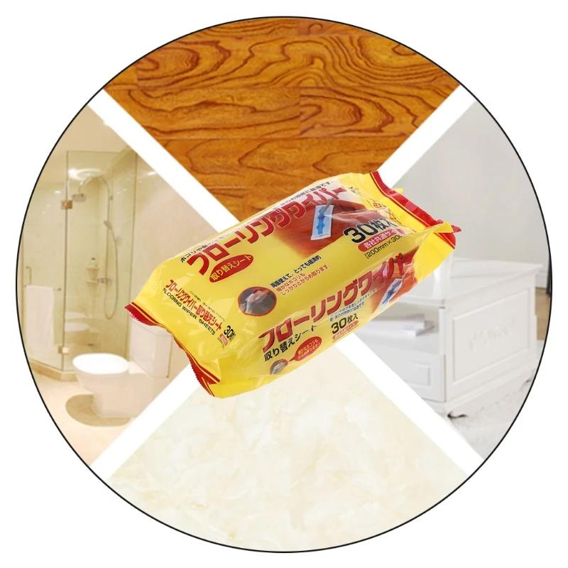 K5DC 30pcs/bag Disposable Electrostatic Dust Removal Mop Paper Home Kitchen Bathroom
K5DC 30pcs/bag Disposable Electrostatic Dust Removal Mop Paper Home Kitchen Bathroom