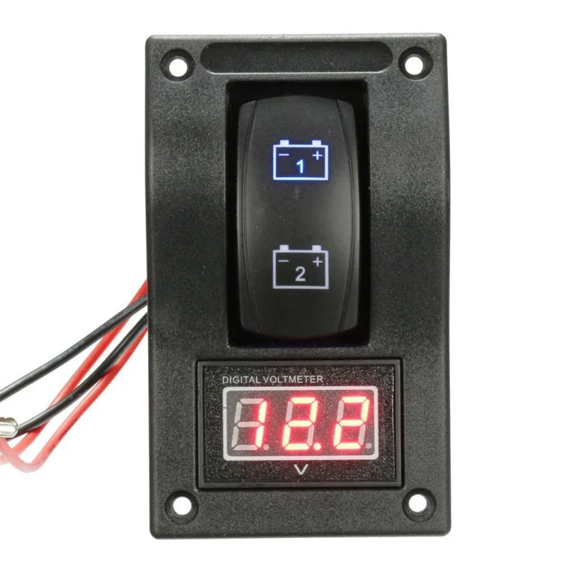 Горячая 12-24V светодиодный двойной батареи тестовая панель Кулисный