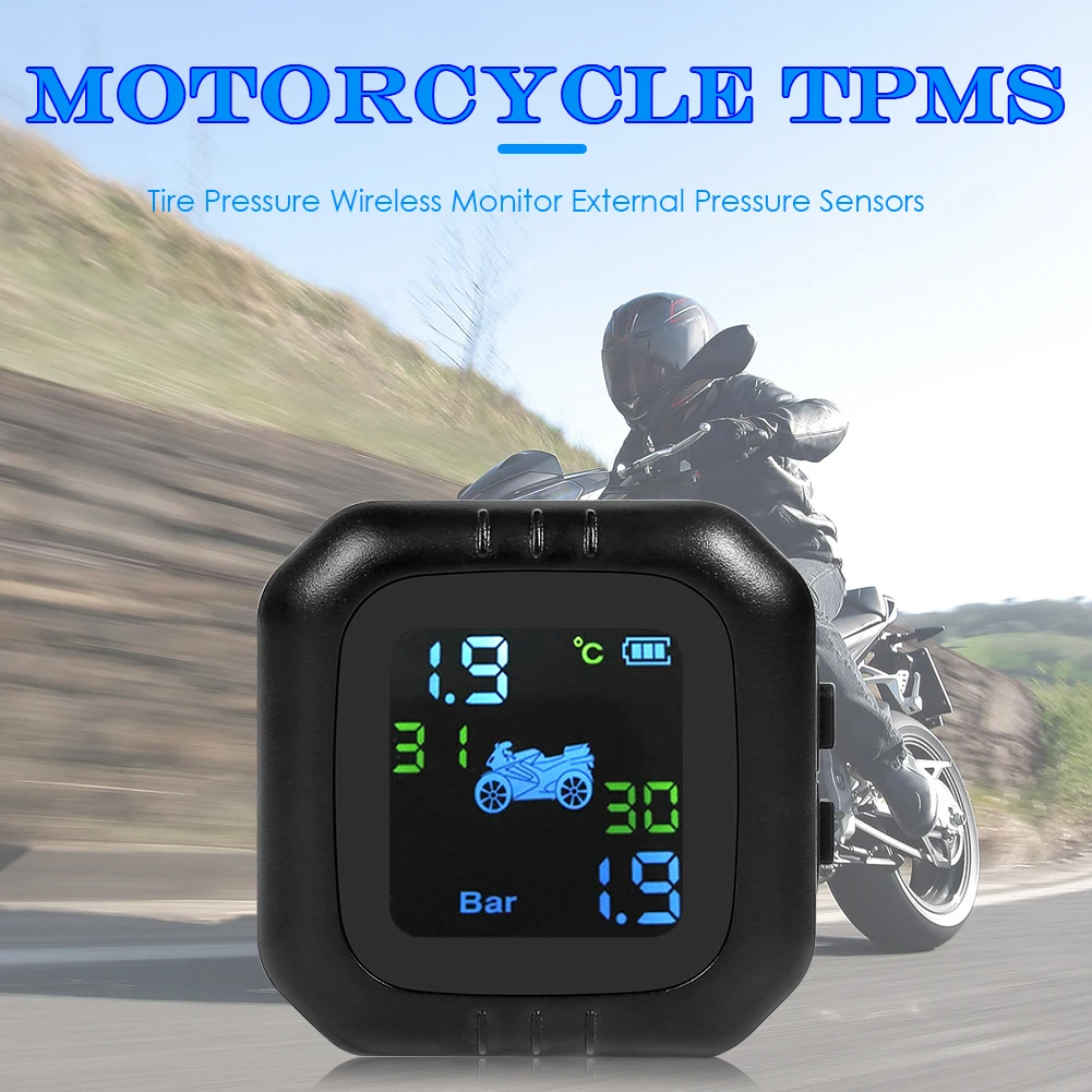 External Pressure Sensor Solar Motorcycle TPMS Internal Sensor Tyre Tire Pressure Monitoring Alarm System Monitor
External Pressure Sensor Solar Motorcycle TPMS Internal Sensor Tyre Tire Pressure Monitoring Alarm System Monitor