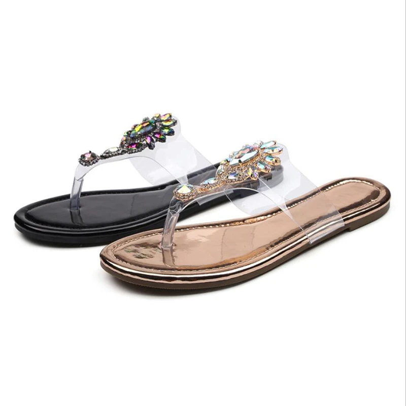 New Women Sandals Transparent Flats Shoes Female Rhinestones Clear Jelly Shoes Ladies Roman 2021 Beach Casual Flat Flip Flops
New Women Sandals Transparent Flats Shoes Female Rhinestones Clear Jelly Shoes Ladies Roman 2021 Beach Casual Flat Flip Flops