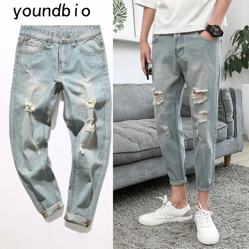 Men 2021 Sping and Summer Ripped Jeans Breathable Stylish Personality Casual Joker Popular Logo Long Pants Haroun Pants 6208
Men 2021 Sping and Summer Ripped Jeans Breathable Stylish Personality Casual Joker Popular Logo Long Pants Haroun Pants 6208