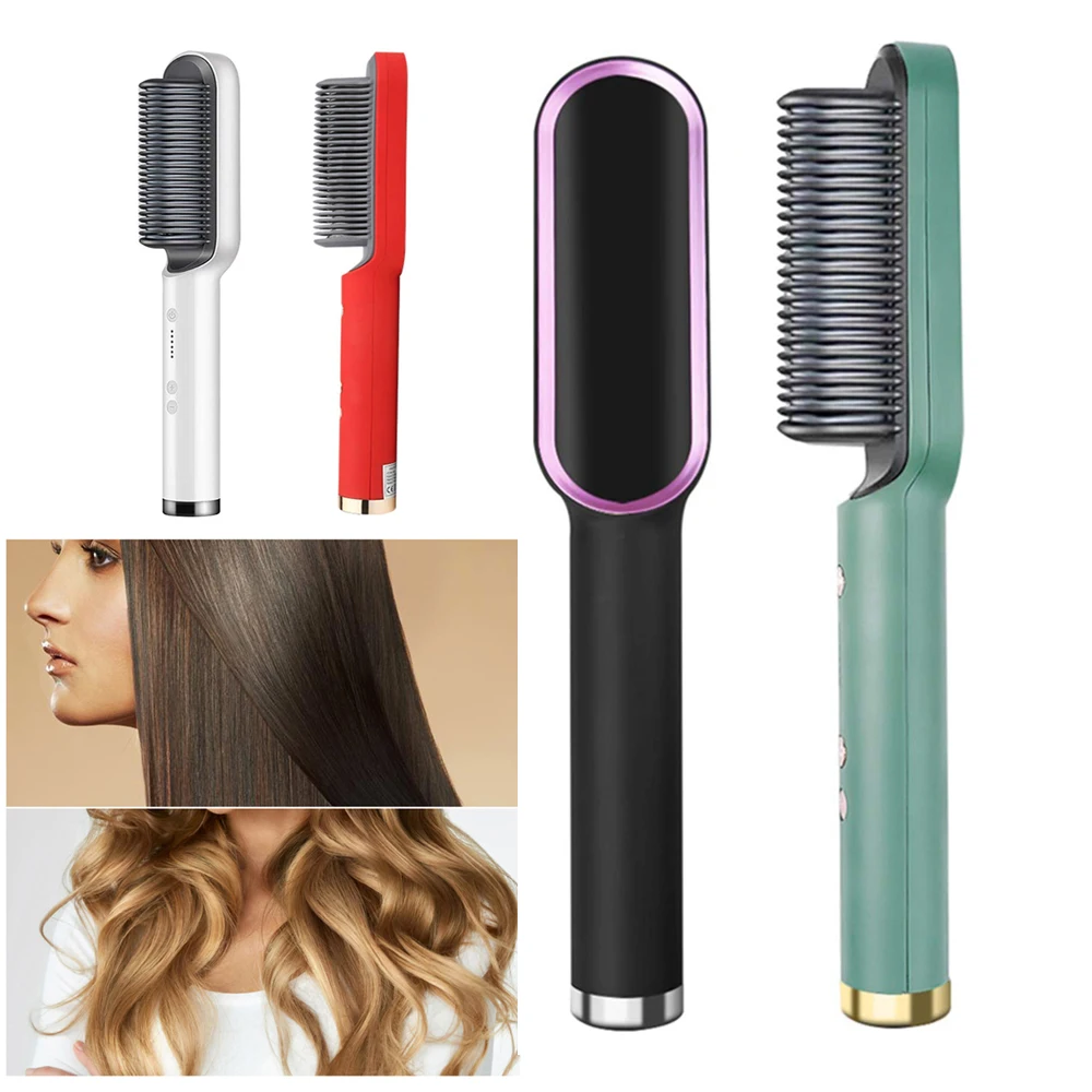 Multifunctional Hair Straightener Curler Flat Iron Tourmaline Ceramic Hair Straighting Curling Irons Corrugation Styler Hot Comb
Multifunctional Hair Straightener Curler Flat Iron Tourmaline Ceramic Hair Straighting Curling Irons Corrugation Styler Hot Comb