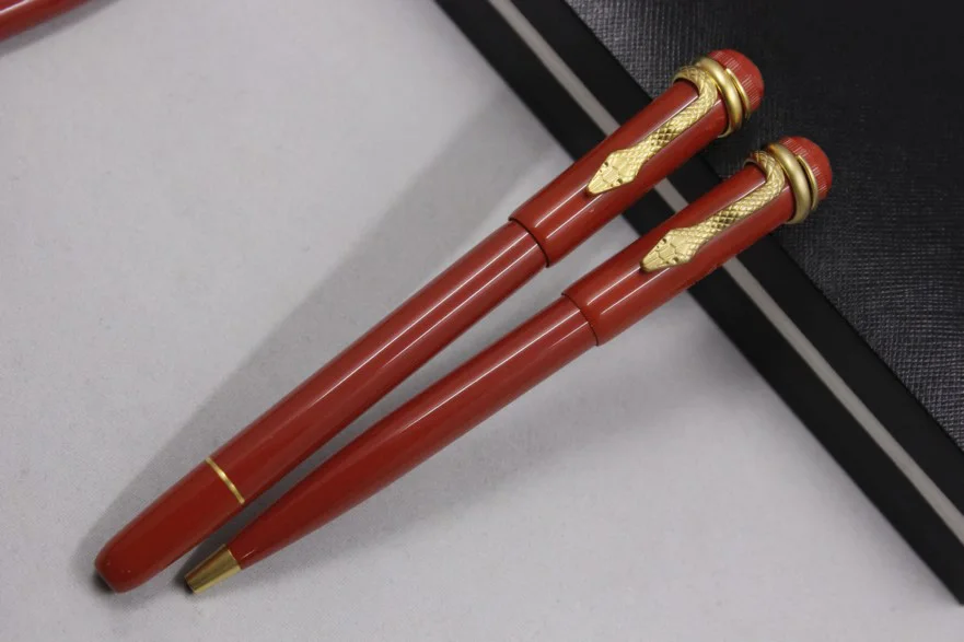 2021 Luxury New Mon Heritage Series Ballpoint Roller Ball Pen with Snake Clip Office Fountain Pens
2021 Luxury New Mon Heritage Series Ballpoint Roller Ball Pen with Snake Clip Office Fountain Pens