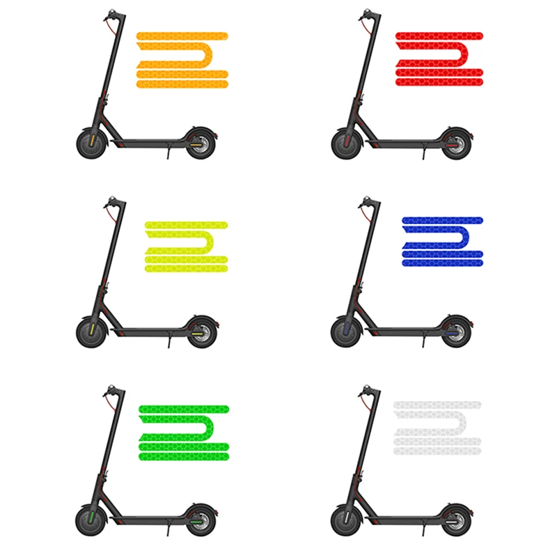 4Pcs/Set Scooter Body Wheel Hub Reflective Stickers For Xiaomi M365 Pro Electric Scooter Night Safety Reflex Sticker Parts
4Pcs/Set Scooter Body Wheel Hub Reflective Stickers For Xiaomi M365 Pro Electric Scooter Night Safety Reflex Sticker Parts