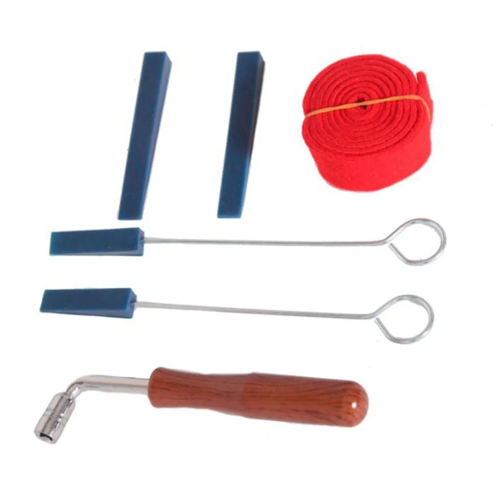 6pcs Piano Tuning Lever Tools Rubber Silencer Kit Long Short Mute Hammer Temperament Strip DIY Indispensable Set Piano Parts
6pcs Piano Tuning Lever Tools Rubber Silencer Kit Long Short Mute Hammer Temperament Strip DIY Indispensable Set Piano Parts