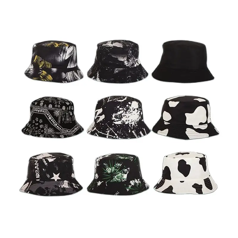 Double-Sided Fisherman Hats Women Fashion Hip-Hop Print Panama Cap Summer Sunscreen Sun Hat Men And Women Casual Cap Bucket Hat
Double-Sided Fisherman Hats Women Fashion Hip-Hop Print Panama Cap Summer Sunscreen Sun Hat Men And Women Casual Cap Bucket Hat