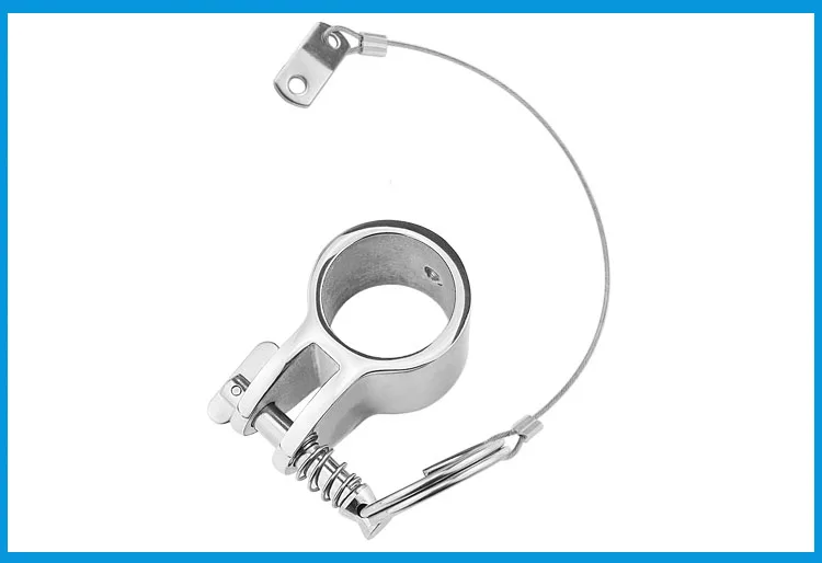 Stainless Steel 316 Jaw Slide Clamp with Quick Release Pin 1 inch 25mm Bimini Top Hinged Slide Fitting Hardware Marine Boat
Stainless Steel 316 Jaw Slide Clamp with Quick Release Pin 1 inch 25mm Bimini Top Hinged Slide Fitting Hardware Marine Boat
