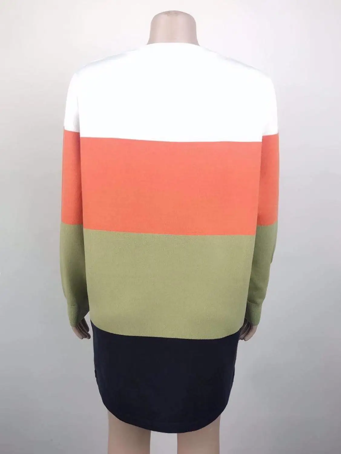 2020 Fashion Large Pocket Coat Autumn Winter Long Stripe Color Matching Cardigan Sweater
2020 Fashion Large Pocket Coat Autumn Winter Long Stripe Color Matching Cardigan Sweater